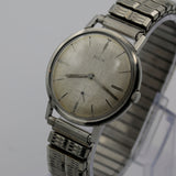Elgin Men's Silver 17Jwl Swiss Made Watch w/ Bracelet