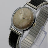 1960s Elgin Men's Silver Swiss Made 17Jwl Watch w/ Bracelet