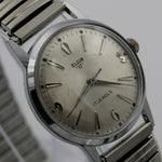 Elgin Men's Silver Swiss Made 17Jwl Watch w/ Bracelet