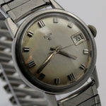 Elgin Men's Silver Swiss Made 17Jwl Calendar Watch w/ Bracelet