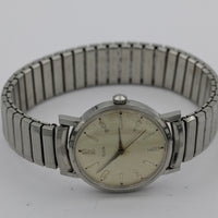 Elgin Men's Swiss Made Silver 17Jwl Watch w/ Bracelet