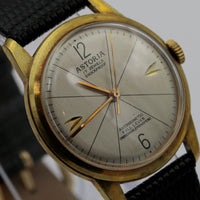Astoria Men's Gold 17Jwl Swiss Made Watch w/ Strap