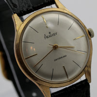 1960s Aggisy Men's Gold 17Jwl Swiss Made Watch w/ Strap