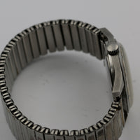 1960s Admiration Men's Silver Swiss Made 17Jwl Calendar Watch w/ Bracelet
