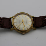 1960s Baylor Men's Gold 17Jwl Swiss Made Watch w/ Strap