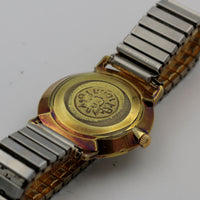 1968 Bucherer Officially Certified Chronometer Men's Gold Swiss Made 17Jwl Watch w/ Bracelet