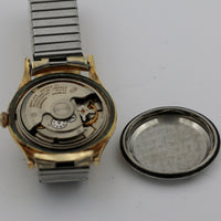 1950s Baylor Men's Gold 17Jwl Automatic Swiss Made Watch w/ Bracelet