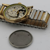 WWII Boulevard 10K Gold Swiss Made Military Style Men's Watch w/ Bracelet