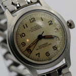 1940s Hamilton / Buren Men's Silver 17Jwl Military Swiss Made Watch w/ Bracelet