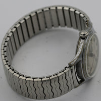 WWII Brenco Silver Swiss Made 17Jwl Military Style Men's Watch w/ Bracelet