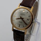 Cristal Men's Swiss Made 25Jwl Automatic Perpetual Gold Calendar Watch