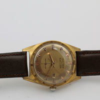 1960s Centrex 21 Medals Men's Swiss Made 17Jwl Calendar Gold Watch w/ Strap