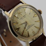 1950s Calvert Men's Gold 17Jwl Swiss Made Watch w/ Strap