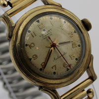 1940s Calvert Men's Gold 17Jwl Automatic Bidynator Watch w/ Gold Bracelet