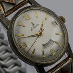 1960s Endura Men's Swiss Made Gold Masonic Calendar Watch w/ Ring