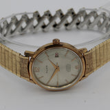 Flica Men's 17Jwl Automatic Gold Swiss Made Calendar Watch w/ Bracelet