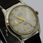 1953 Enicar Ultrasonic Men's Gold 17Jwl Swiss Made Watch w/ Strap