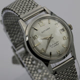 1960s Gotham Men's Silver Automatic 17Jwl Swiss Made Calendar Watch w/ Bracelet