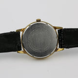 1960s Germinal Voltaire Men's Swiss Made 17Jwl Gold Calendar Watch w/ Strap