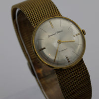 1960s Germinal Voltaire Men's Swiss Made 17Jwl Gold Watch w/ Gold Bracelet