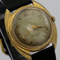 1950s Waltham / Hallmark Men's Swiss Made Automatic 17Jwl Gold Watch w/ Strap