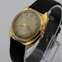 1950s Waltham / Hallmark Men's Swiss Made Automatic 17Jwl Gold Watch w/ Strap