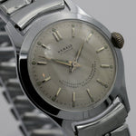 1950s Herald Men's Made in Germany 17Jwl Silver Watch w/ Bracelet