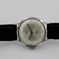 1960s Hudson's Men's Swiss Made 17Jwl Silver Watch w/ Strap