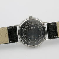 1960s Hudson's Men's Swiss Made 17Jwl Silver Watch w/ Strap