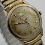 1960s A. Hirsch Men's Swiss Made 17Jwl Automatic Gold Watch w/ Gold Bracelet