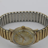 1960s A. Hirsch Men's Swiss Made 17Jwl Automatic Gold Watch w/ Gold Bracelet