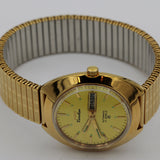 1960s HMT Kanchan Men's 21Jwl Gold Automatic Made in India Calendar Watch - Great Condition