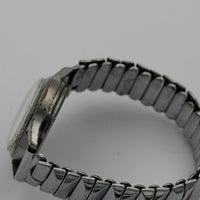 1940s Irving Swiss Made Military Style Men's Silver Watch w/ Bracelet