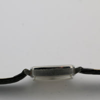 1955 Lip Men's Silver 17Jwl Swiss Made Calendar Slim Watch w/ Spiedel Strap