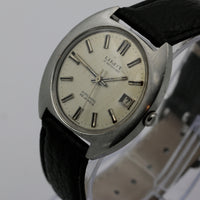 Limit of Switzerland Men's Swiss Made Automatic 25Jwl Silver Calendar Watch