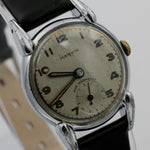 WWII Marvin Swiss Made Silver Watch w/ Strap
