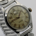 1940s Muralt Men's Silver 17Jwl Swiss Made Watch w/ Bracelet