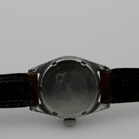 WWII Herr Walter Naef Men's Silver 17Jwl Military Swiss Made Watch