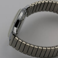 Orvin Men's Silver 17Jwl Swiss Made Watch w/ Silver Bracelet