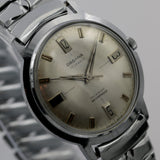 1960s Organa Men's Swiss Made 17Jwl Silver Watch w/ Silver Bracelet