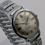 1960s Organa Men's Swiss Made 17Jwl Silver Watch w/ Silver Bracelet