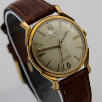 1950s Parat Men's Gold 25Jwl Automatic German Watch w/ See Tru Back