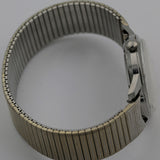 1960s Paul Rivage Men's Swiss Made 17Jwl Silver Watch w/ Silver Bracelet
