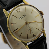 1950s Relide Men's Gold 17Jwl Swiss Made Watch w/ Strap