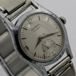 1950s Rudolph's Dependable Men's Silver 17Jwl Swiss Made Watch w/ Bracelet