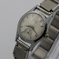 1950s Rudolph's Dependable Men's Silver 17Jwl Swiss Made Watch w/ Bracelet