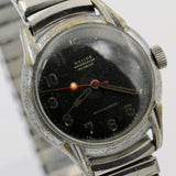 1940s Relide Swiss Made Military Style Men's Silver Watch w/ Bracelet