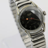 1940s Relide Swiss Made Military Style Men's Silver Watch w/ Bracelet