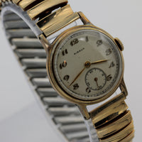 1930s Ribaux Men's Swiss Made Gold Thin Watch w/ Bracelet