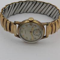 1930s Ribaux Men's Swiss Made Gold Thin Watch w/ Bracelet